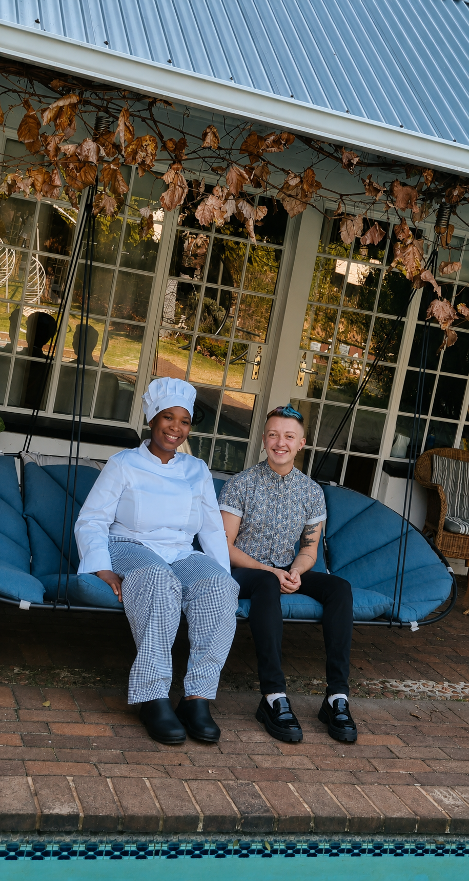 The Team: Buhle and Flo